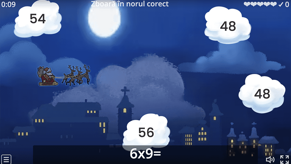 JOC - Înmulțirea când unul dintre factori este 9 - lvl 1	