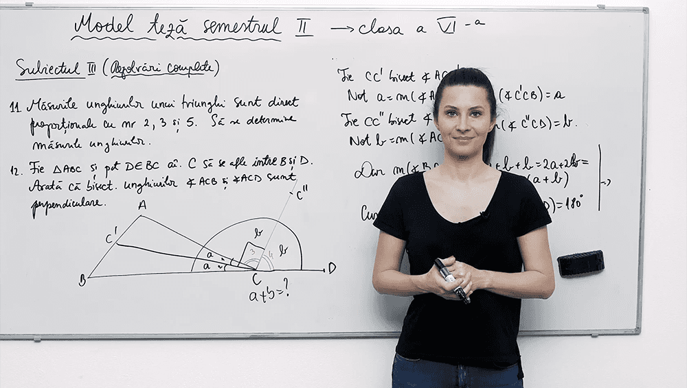 Model teză (1) - Semestrul 2