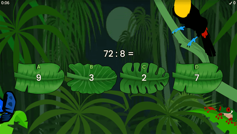 JOC - Împărțirea la 8