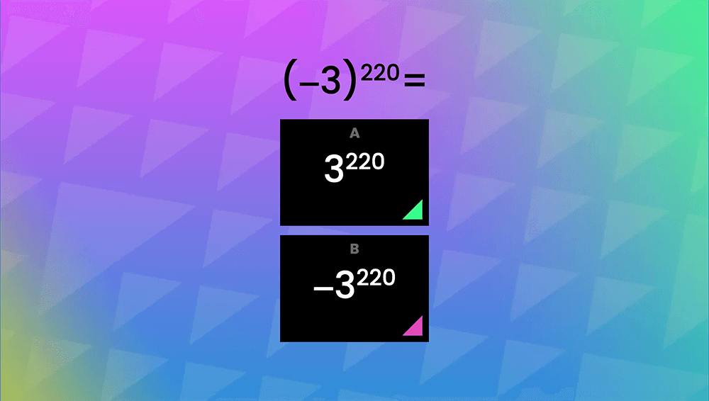 JOC - Puterea cu exponent număr natural a unui număr întreg nenul
